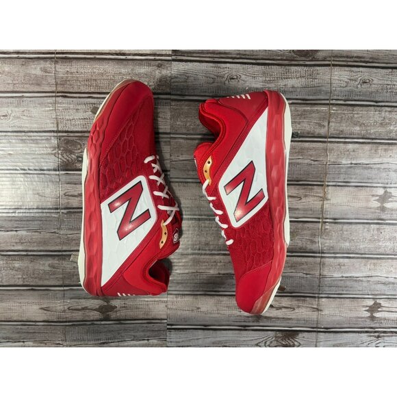 New Balance Baseball Cleats L3000TR4 size 17 D color red Brand New - Picture 6 of 13